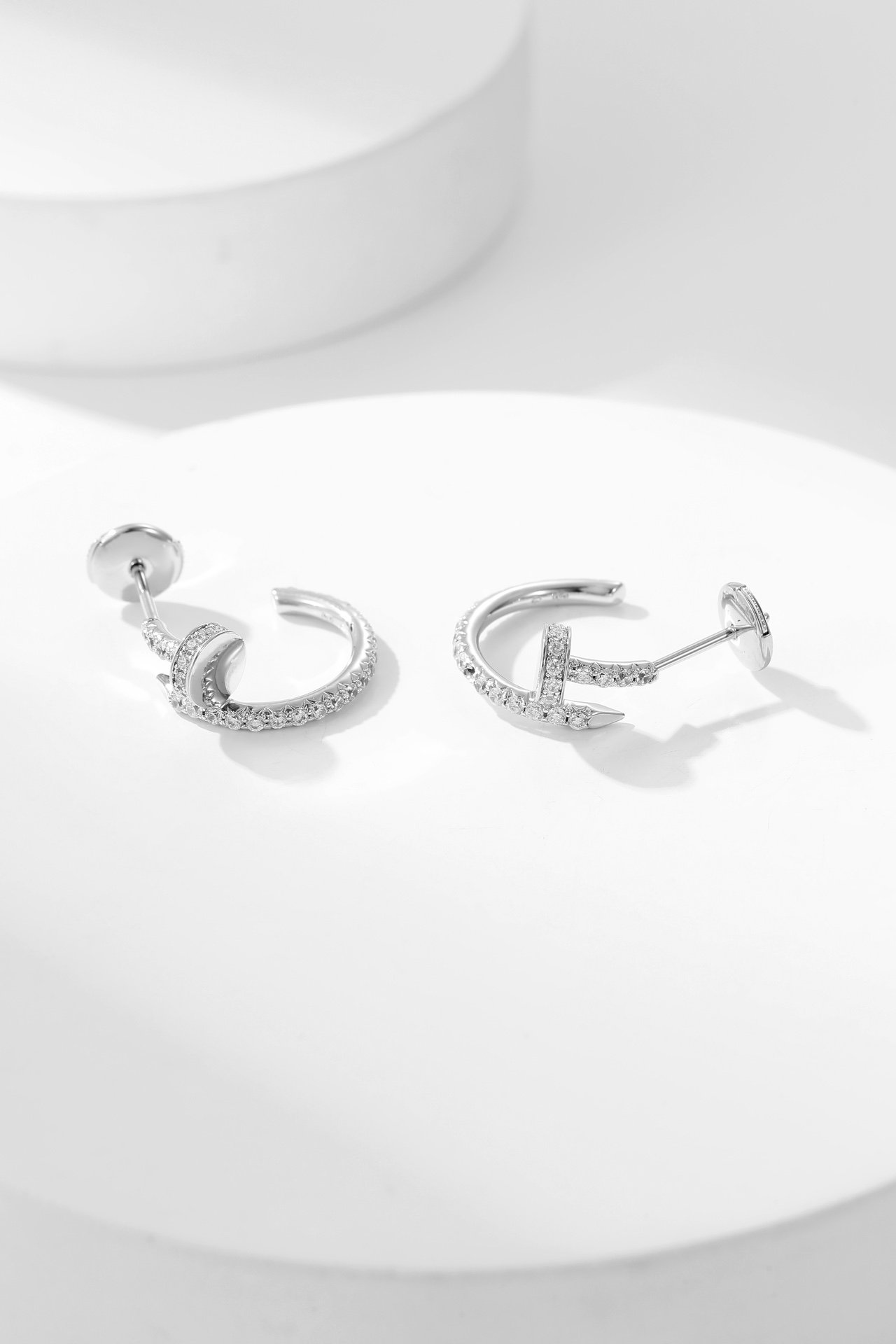 Nail studded earrings - 图片 6