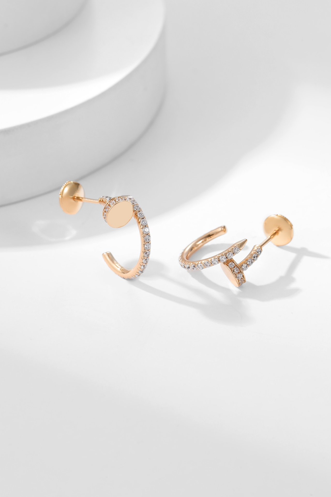 Nail studded earrings - 图片 5