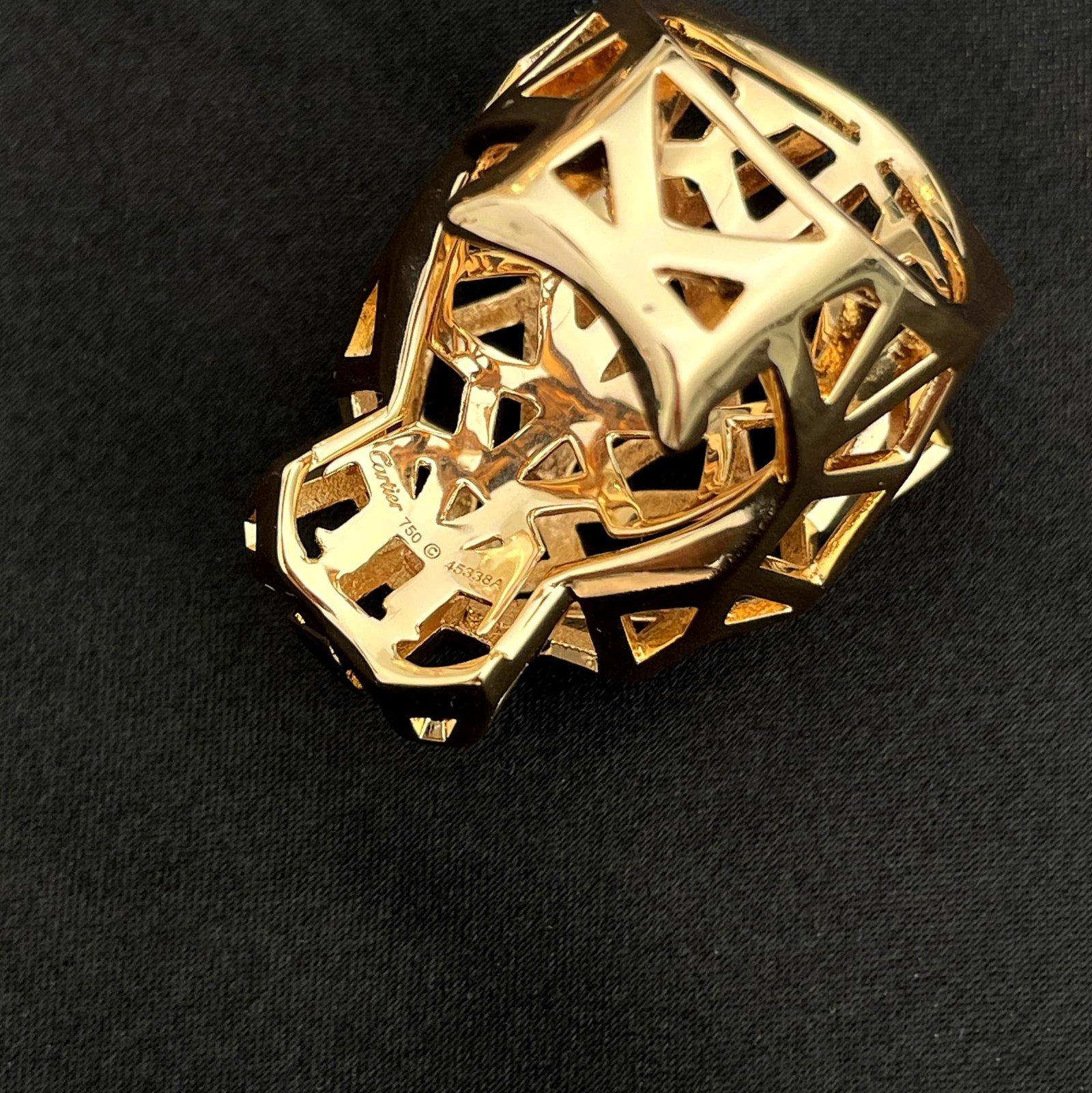 Oversized leopard hollow ring - Image 3